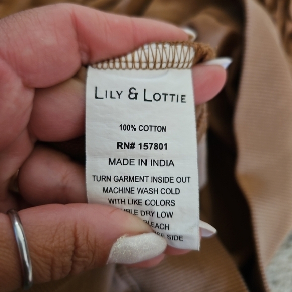 Chelsea DeBoer By Lily & Lottie Womens Tan Bristol Fringe Festival Boho Top M - Picture 8 of 11